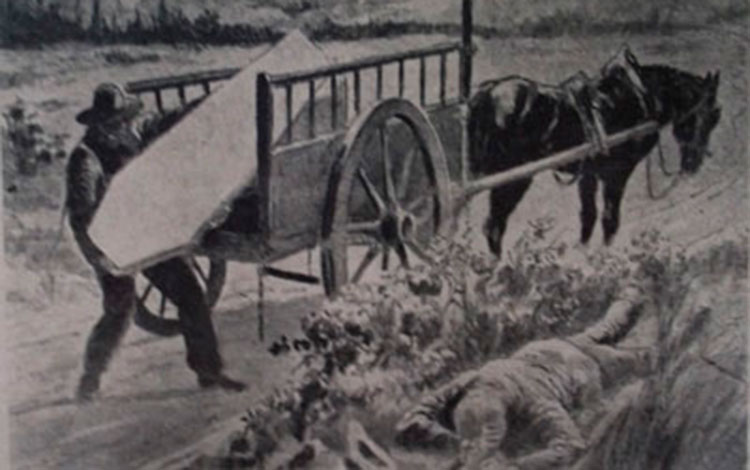 Carreta de la muerte, empleada para trasladar cadáveres en la época colonial en Santa Clara. Carreta de la muerte, empleada para trasladar cadáveres en la época colonial en Santa Clara.