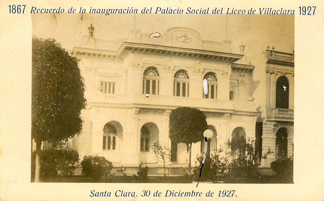 Liceo de Santa Clara, 1927