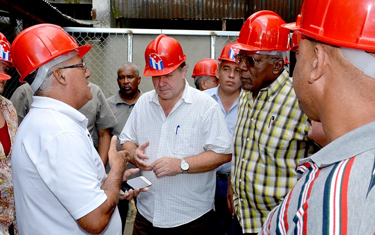Salvador Valdés Mesa, vicepresidente cubano, en Villa Clara
