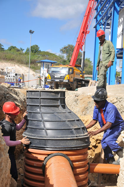 Construcción de nueva Planta Cloro Sosa, Sagua la Grande, Villa Clara. Construcción de nueva Planta Cloro Sosa, Sagua la Grande, Villa Clara.