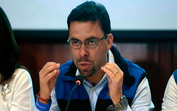 Juan Pablo Pozo, presidente del CNE de Ecuador.