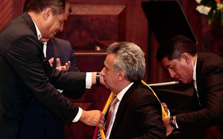 Ceremonia de investidura de Lenín Morena, presidente de Ecuador.