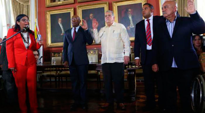 Delcy Rodrí­guez preside Asamblea Nacional Constituyente de Venezuela.