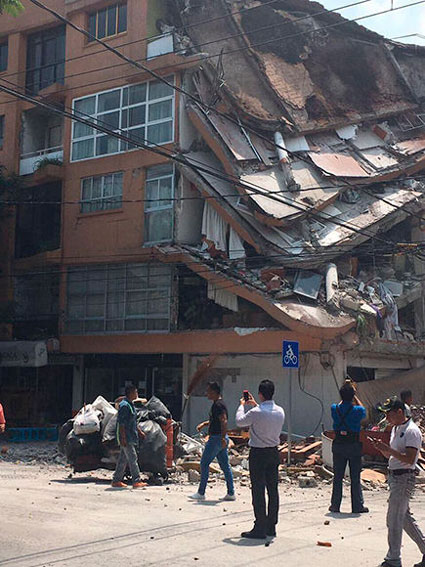 Sismo en Ciudad de México. Sismo en Ciudad de México.