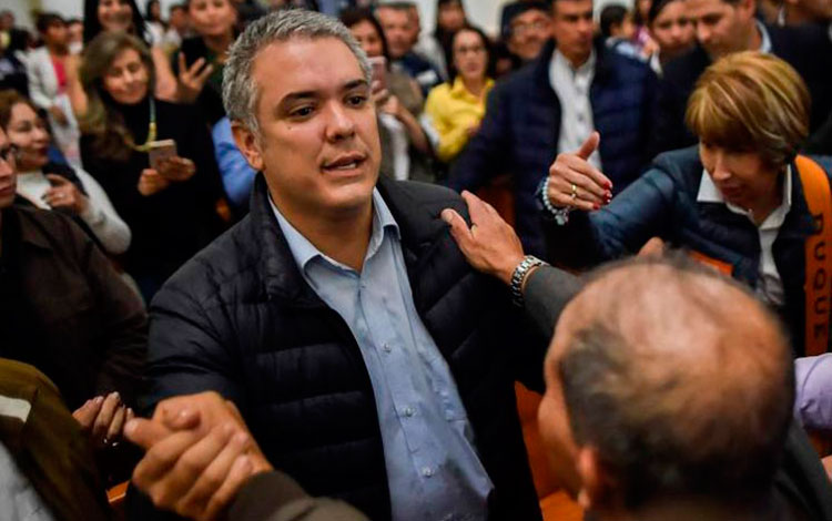 Iván Duque, presidente electo de Colombia.