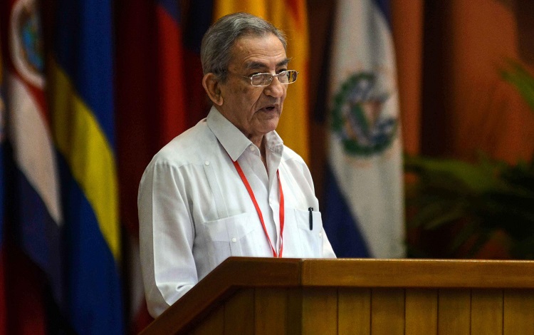 José Ramón Balaguer, jefe del departamento de Relaciones Internacionales del Comité Central del Partido Comunista de Cuba