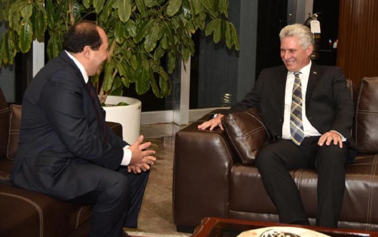 Miguel Díaz Canel en México