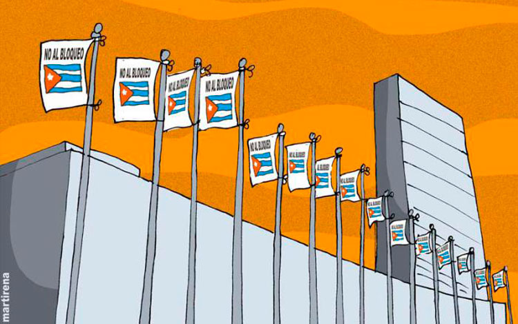 Ilustración sobre el bloqueo