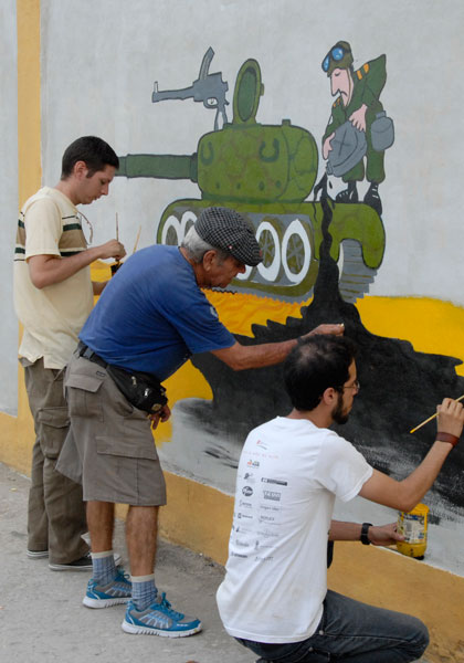 Mural de Melaíto en Santa Clara Mural de Melaíto en Santa Clara