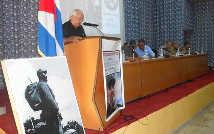 Asamblea de la Asociación de Combatientes de la Revolución Cubana en Villa Clara.