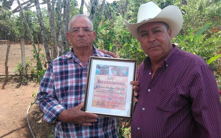 Ramón Felipe Almenares, destacado productor de miel. Ramón Felipe Almenares, destacado productor de miel.