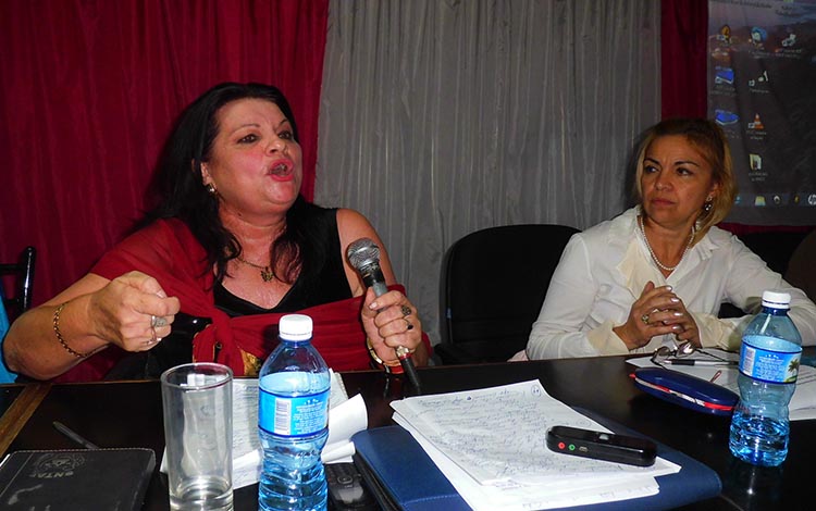 Nereida López, secretaria general del Sindicato de Cultura.