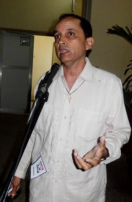 Guillemo Jesús Pérez, trabajador de Patrimonio en Villa Clara.
