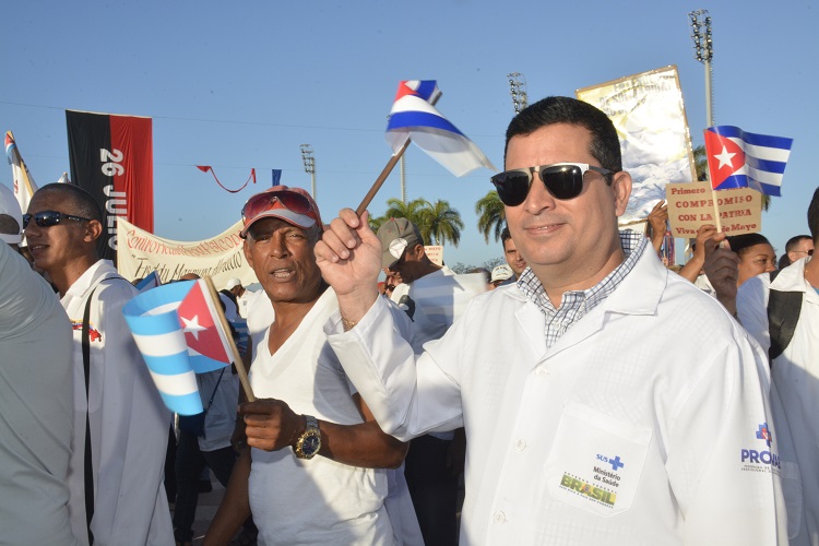 Trabajadores de la Salud en el Primero de Mayo