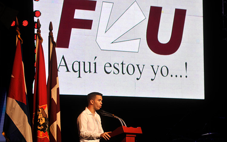 Raúl Alejandro Palmero, presidente de la FEU.