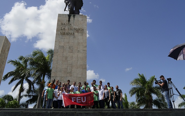 Delegación villaclareña al 9no Congreso de la FEU