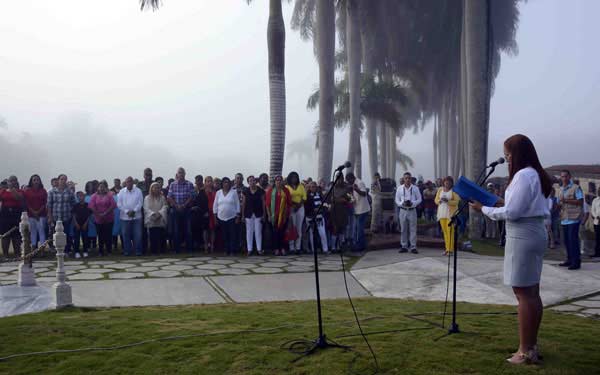 Homenaje a Vilma Espín en Segundo Frente Homenaje a Vilma Espín en Segundo Frente