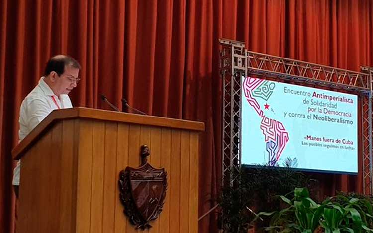 Fernando González, Presidente del Instituto Cubano de Amistad con los Pueblos (ICAP) y Héroe de la República de Cuba