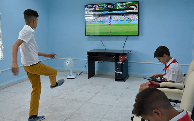 Juego simulador de fútbol.