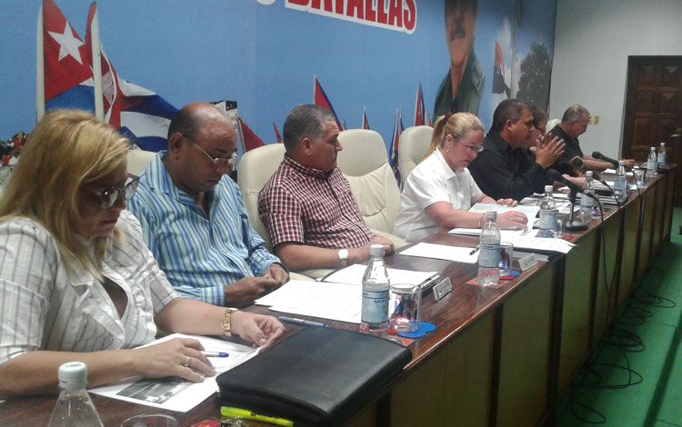 Pleno provincial del Partido en Villa Clara