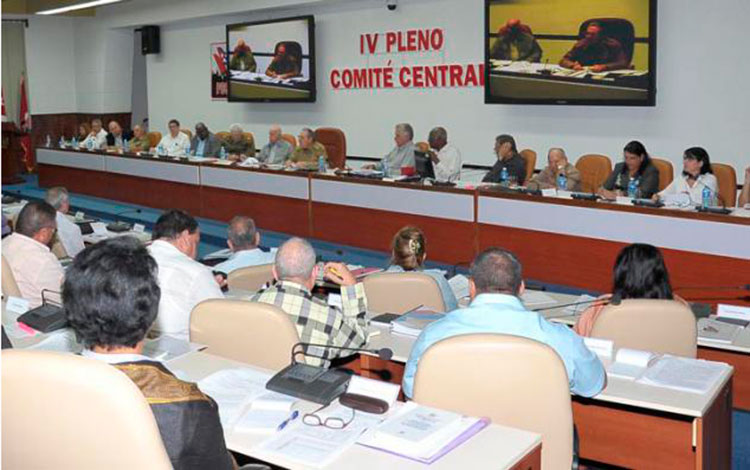 Pleno del Comité Central del Partido.