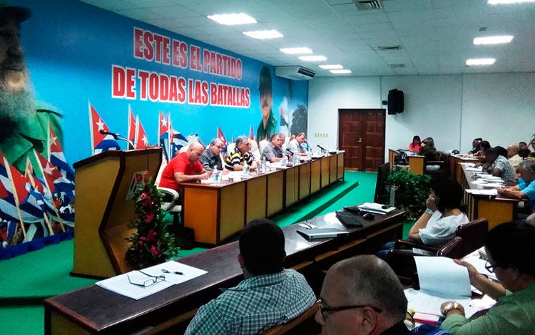 Pleno Ordinario del Partido en Villa Clara.