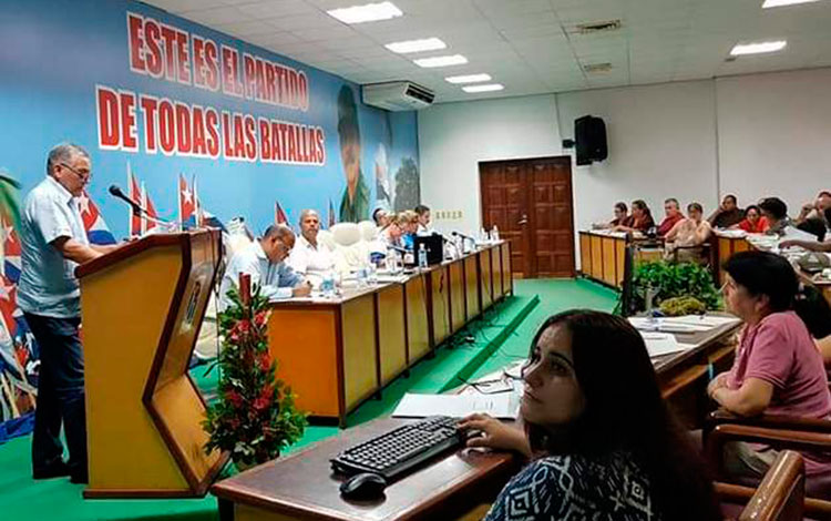 Pleno del Comité Provincial del Partido en Villa Clara.