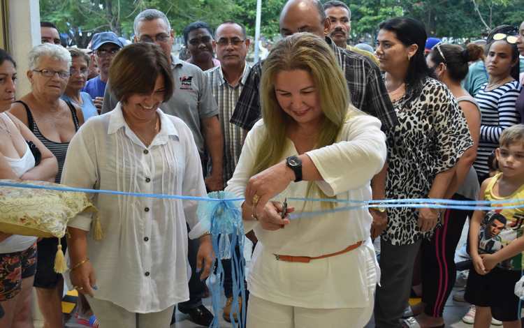 Inauguración del mercado La Pelota