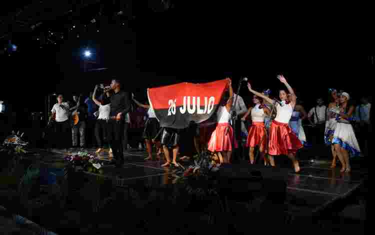 Gala político cultural en Ranchuelo por el 26 de julio