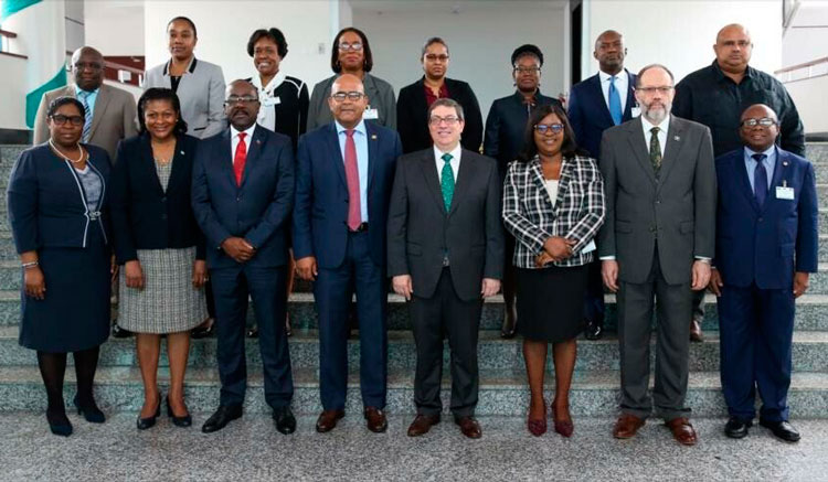 Foto oficial de la Sexta Reunión Ministerial de Caricom.