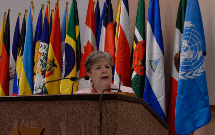 Alicia Bárcena, secretaria ejecutiva de la Cepal.