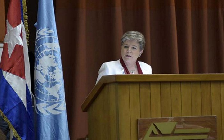 Alicia Bárcena, secretaria ejecutiva de la Cepal.