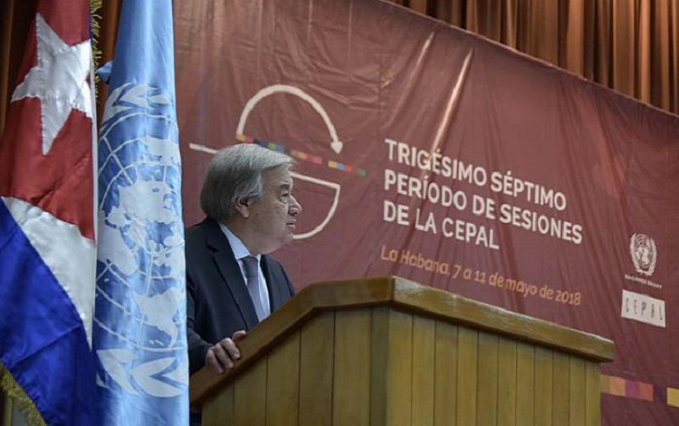 António Guterres, secretario general de Naciones Unidas.