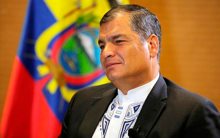 Rafael Correa, presidente de Ecuador.