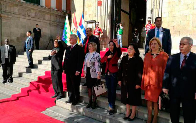 Miguel Díaz-Canel en Bolivia