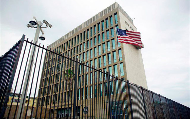 Embajada de Estados Unidos en La Habana.