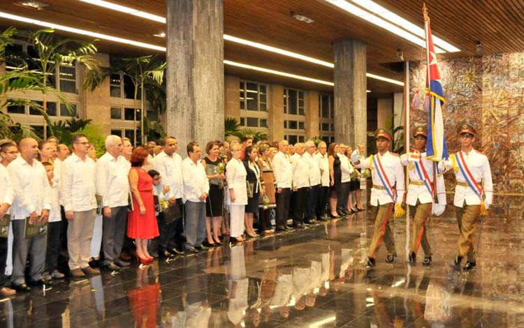 Juramentación de embajadores cubanos.