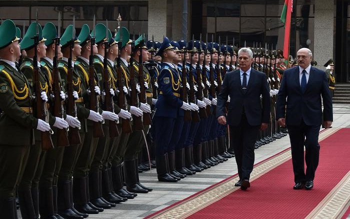Díaz-Canel y Lukashenko