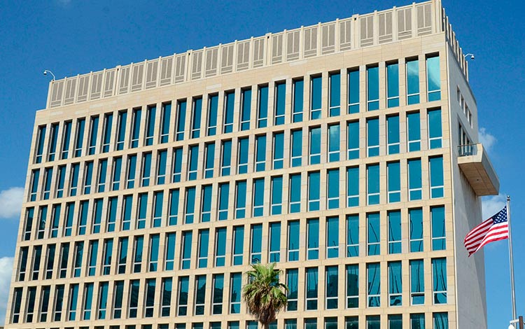 Embajada de Estados Unidos en La Habana.