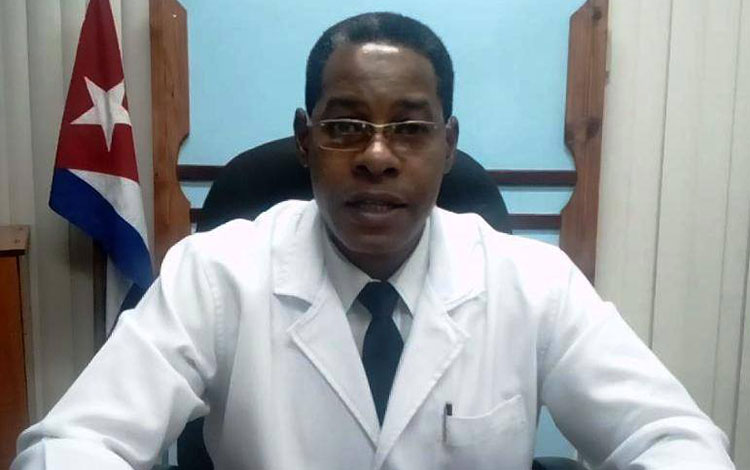 Doctor  Carlos Alberto Martínez Blanco, director del hospital universitario General Calixto García.