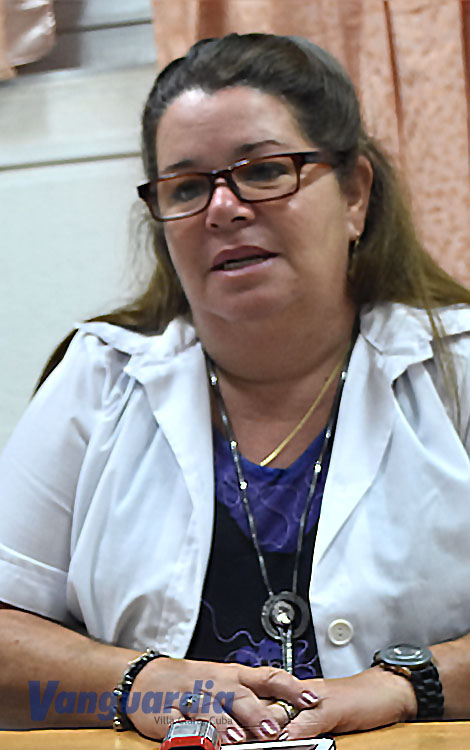 Lian Liset Manso Guadarrama, directora del policlínico Marta Abreu, de Santa Clara. Lian Liset Manso Guadarrama, directora del policlínico Marta Abreu, de Santa Clara.