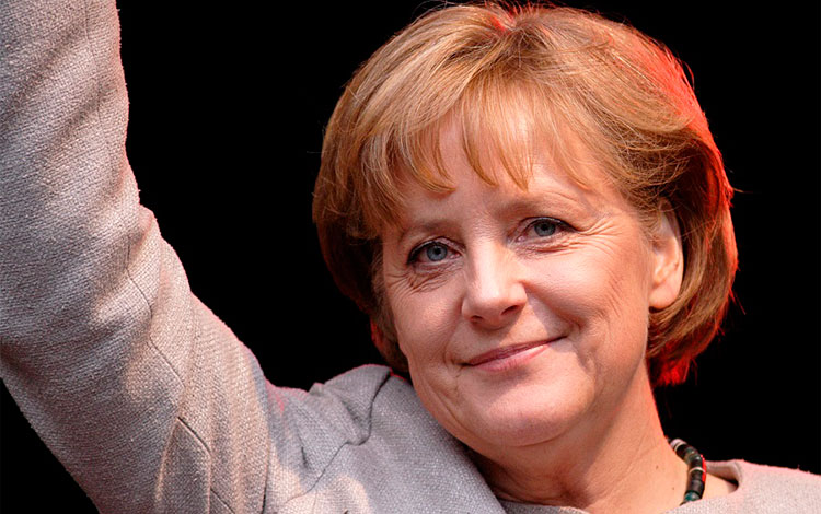 Angela Merkel.