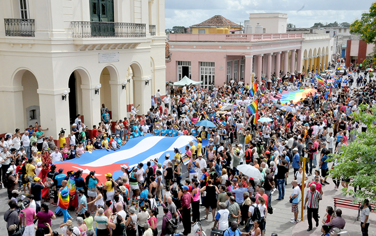 Marcha contra la homofobia, Santa Clara, 17 de mayo de 2017.
