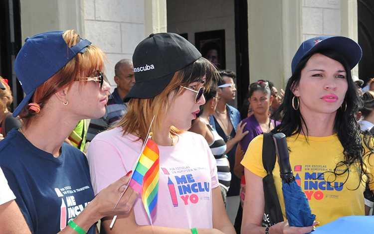 Marcha contra la homofobia.