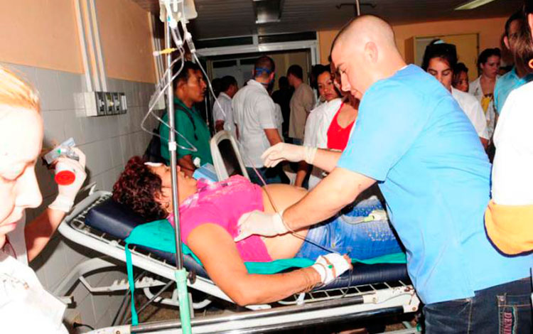 Lesionados en accidente ferroviario en Sancti Spíritus.