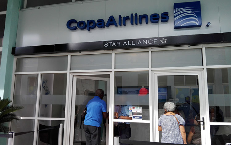 Oficina de Copa Airlines en Santa Clara.