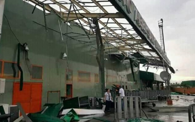 Daños en el Aeropuerto Internacional Abel Santamaría, Santa Clara, Villa Clara