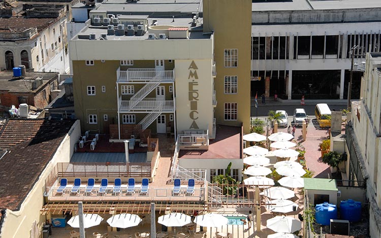 Hotel América, de Santa Clara.