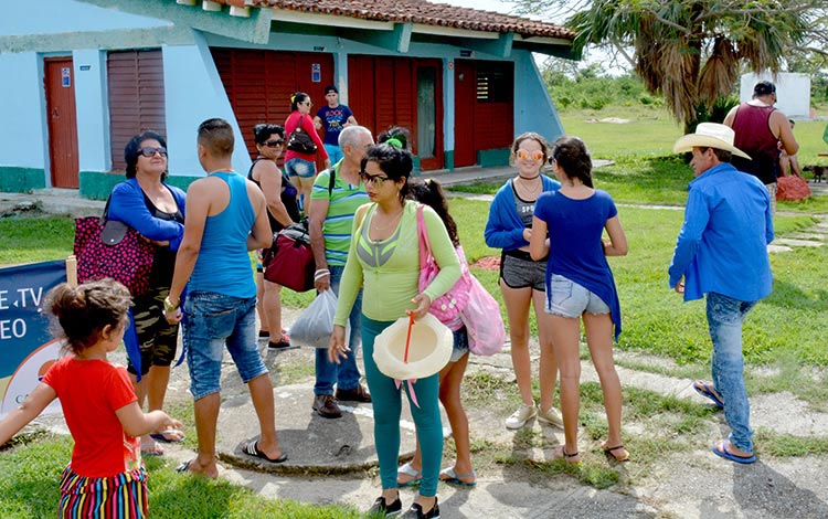 Instalación de Campismo Ganuza, de Villa Clara.