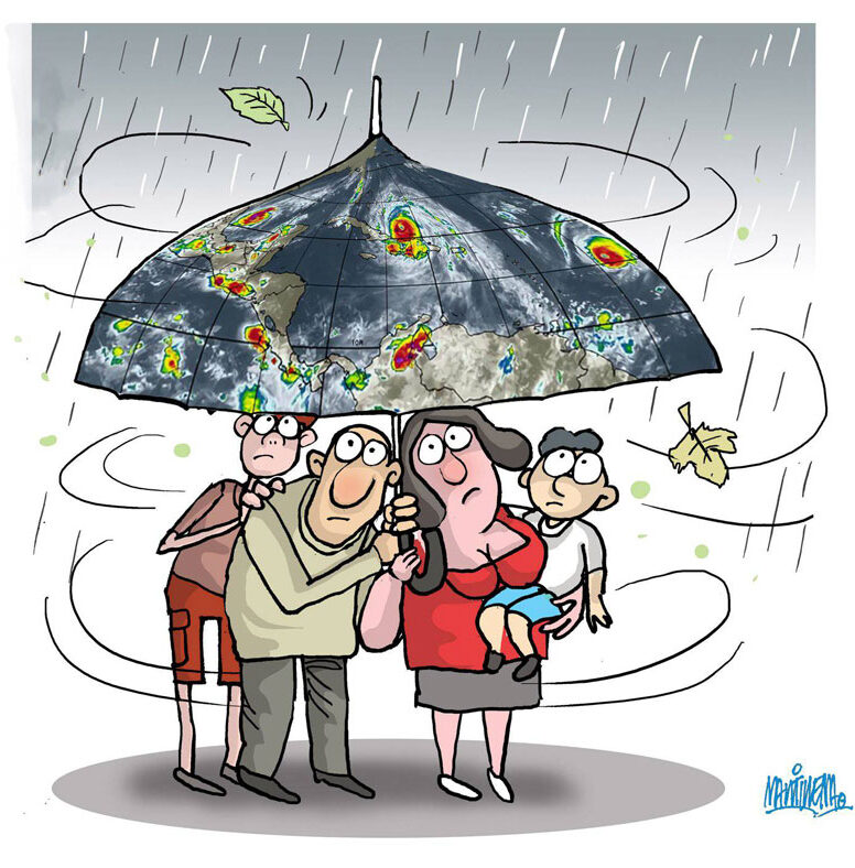 Comentario gráfico de Martirena sobre la recuperación del oriente de Cuba tras el paso del huracán Melissa y las arbovirosis